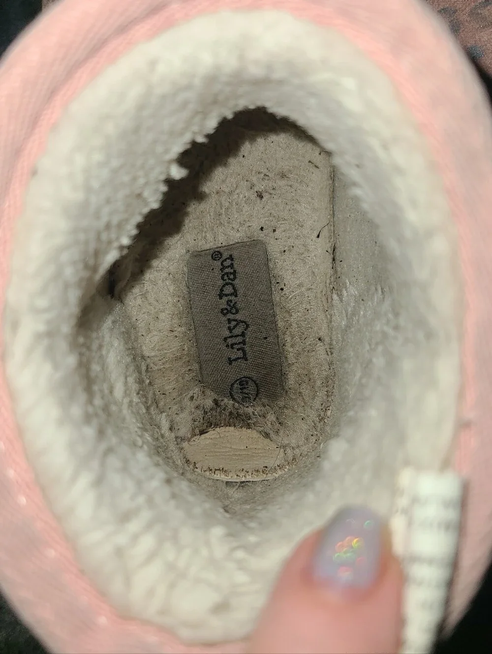 Girls Toddler Pink Fuzzy Boots sz 9/10c